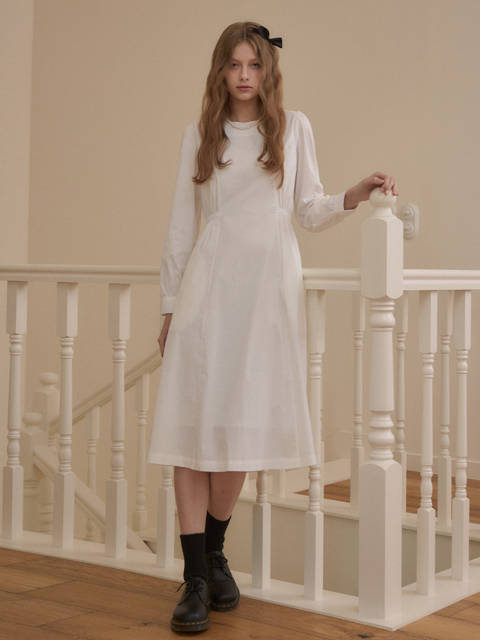 vanone atelier Etoile Round Dress (White)