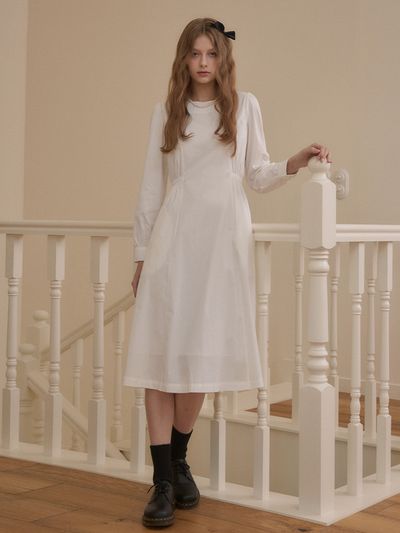 vanone atelier Etoile Round Dress (White)