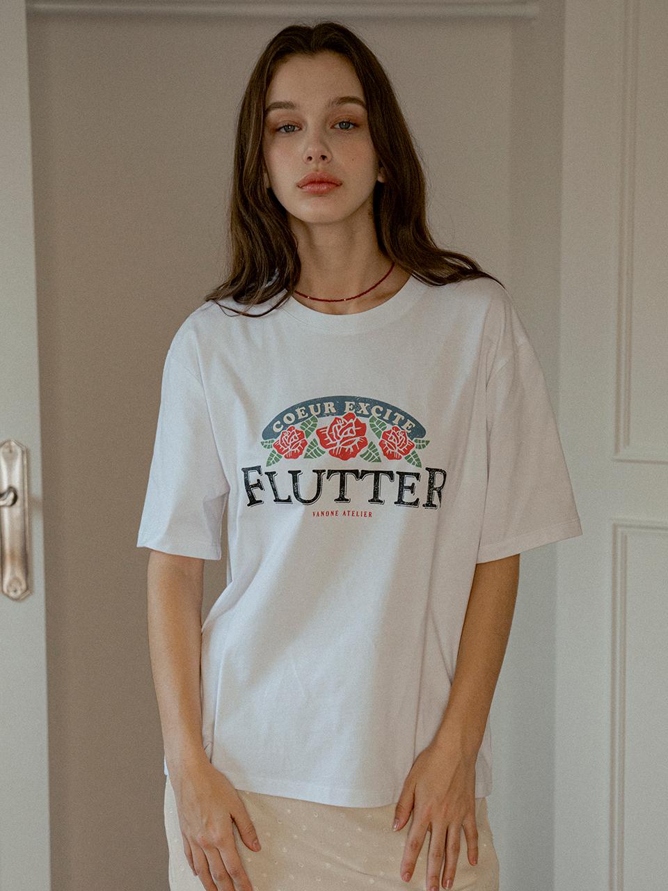vanone atelier Flutter T-shirt (A3519) [WHITE]