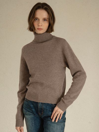 vanone atelier KN4215 Ranma Cashmere Turtleneck Knit