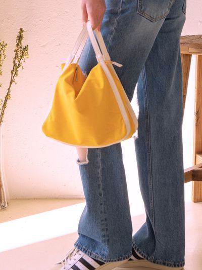 vanone atelier Marche Market Bag_Mango Yellow