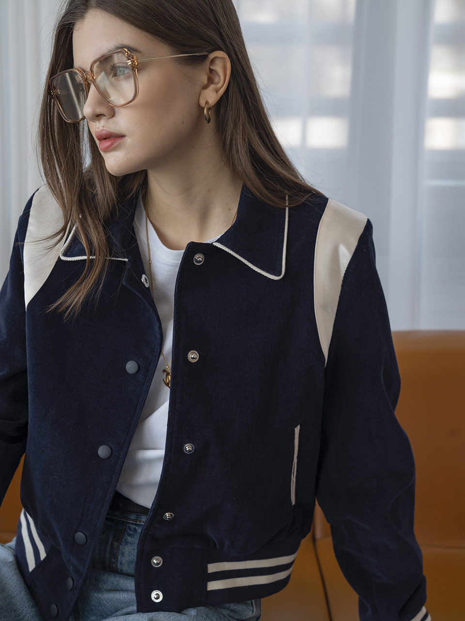 vanone atelier O3700 Corduroy Varsity Jacket_5 Colors