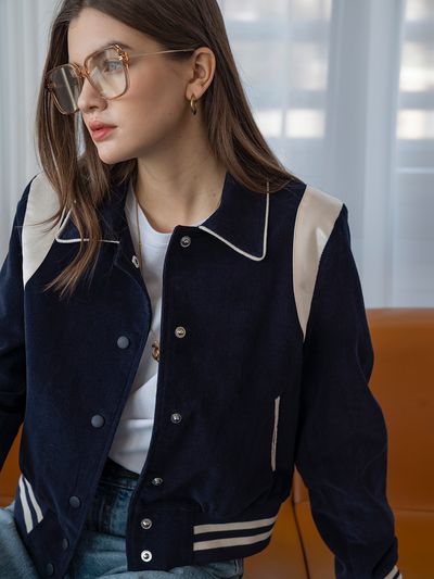 vanone atelier O3700 Corduroy Varsity Jacket_5 Colors