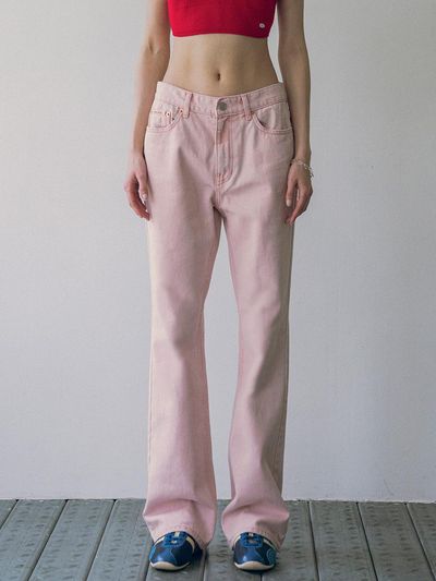 vanone atelier Pigment Flare Pants (Light Pink)