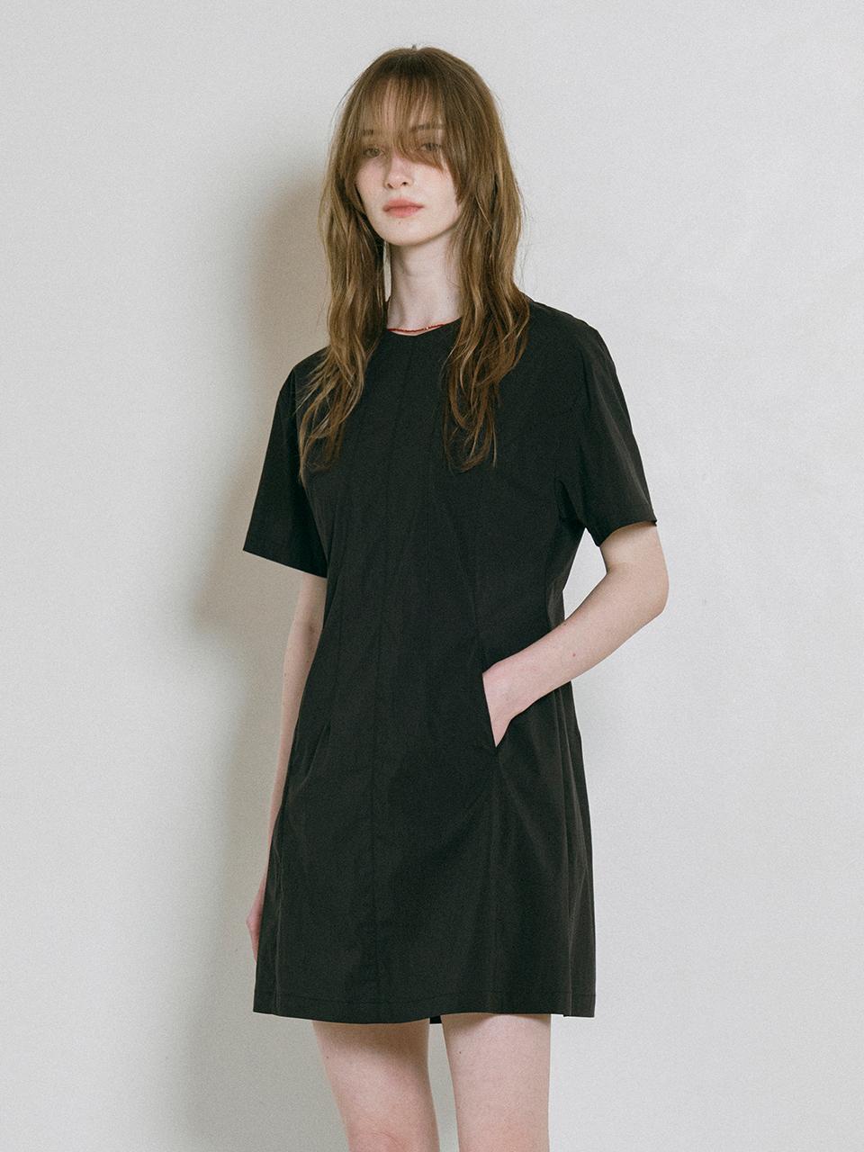 vanone atelier Summer Mini Dress (A3537) [Black]