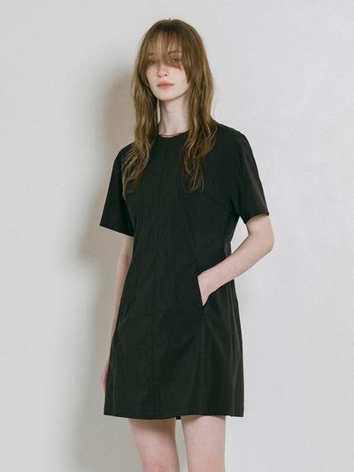 vanone atelier Summer Mini Dress (A3537) [Black]