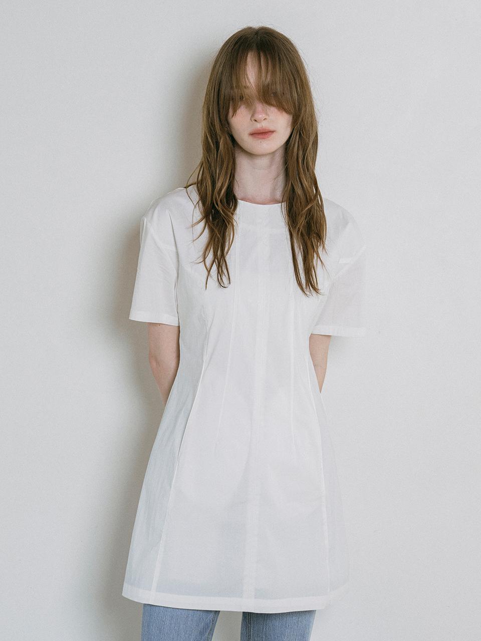vanone atelier Summer Mini Dress (A3537) [White]
