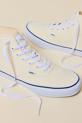 Vans Vans Authentic Hi 2.0 Canvas Sneakers in White at Urban Outfitters