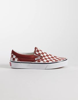 Vans Vans Classic Slip-On sneakers in red checkerboard