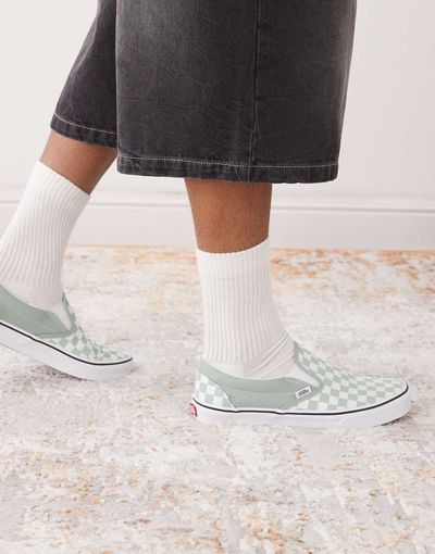Vans Vans Classic Slip-On sneakers in sage green
