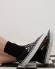 Vans Vans Classic slip on checkerboard sneakers in black - 1