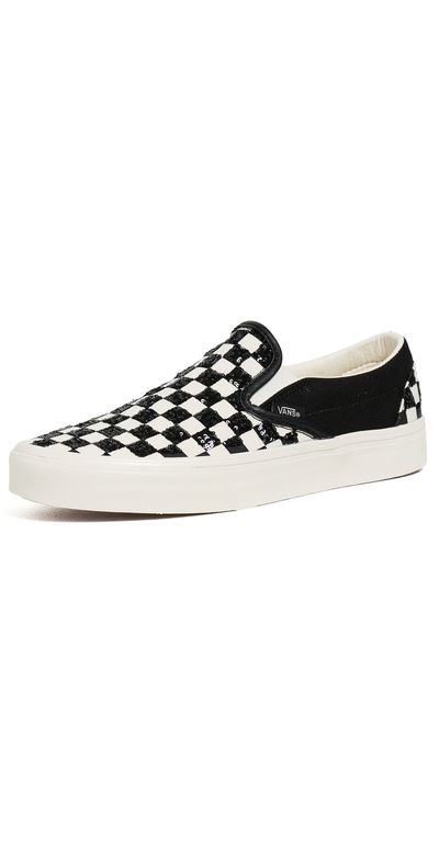 Vans Vans Classic Slip On Sneakers Beaded Checkerboard M 5/ W