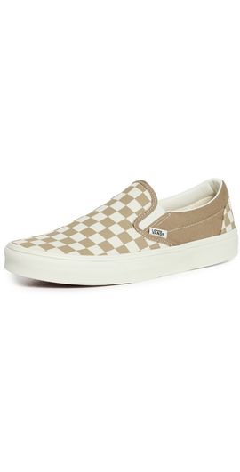Vans Vans Classic Slip On Sneakers Color Th Checkerboard Incense M 7/ W