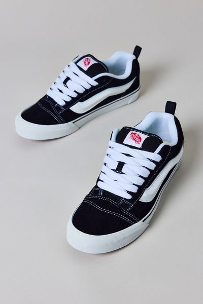 Vans Vans Knu Skool Sneaker in Black/True White at Urban Outfitters