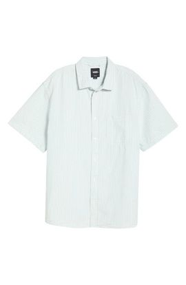 Vans Vans Lawson Stripe Cotton & Linen Blend Button-Up Shirt