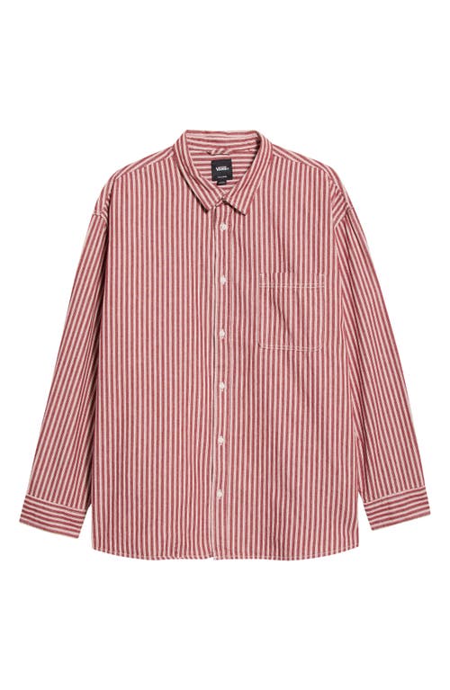 Vans Vans Lawson Stripe Cotton Button-Up Shirt
