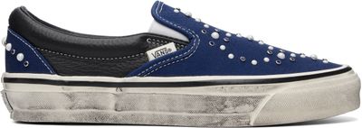 Vans Vans Navy Premium Classic Slip-On Sneakers