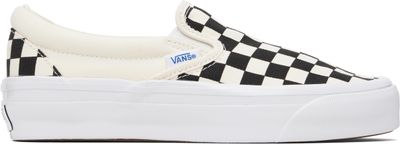 Vans Vans Off-White & Black LX Slip-On Reissue 98 Sneakers