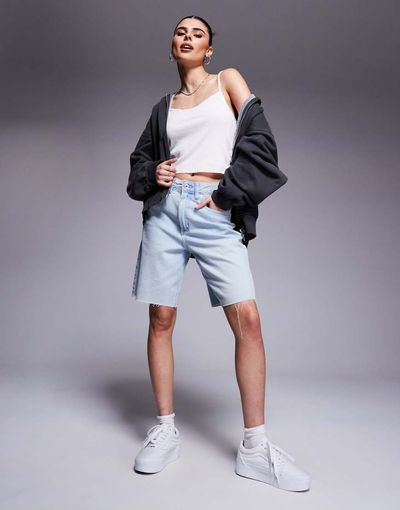 Vans Vans Sirelle cut-off jorts in blue