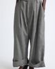 Vaquera Vaquera Baby Oversize Glen Plaid Wool Wide Leg Trousers - 1