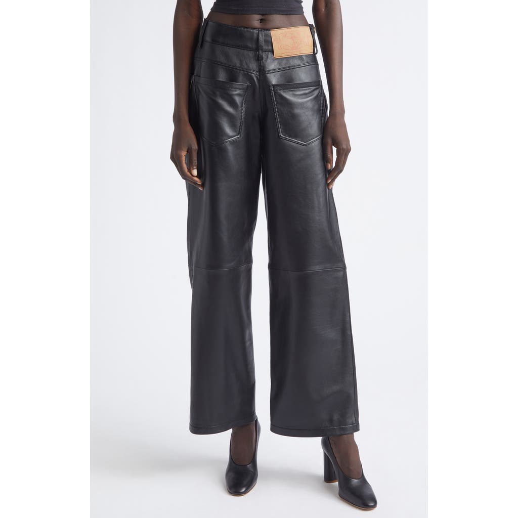 Vaquera Vaquera Backwards Leather Pants