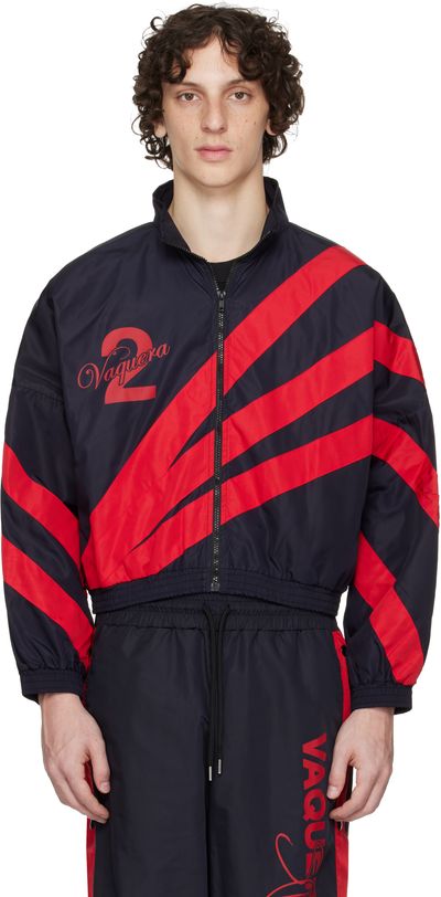 VAQUERA VAQUERA Black & Red Windbreaker Jacket