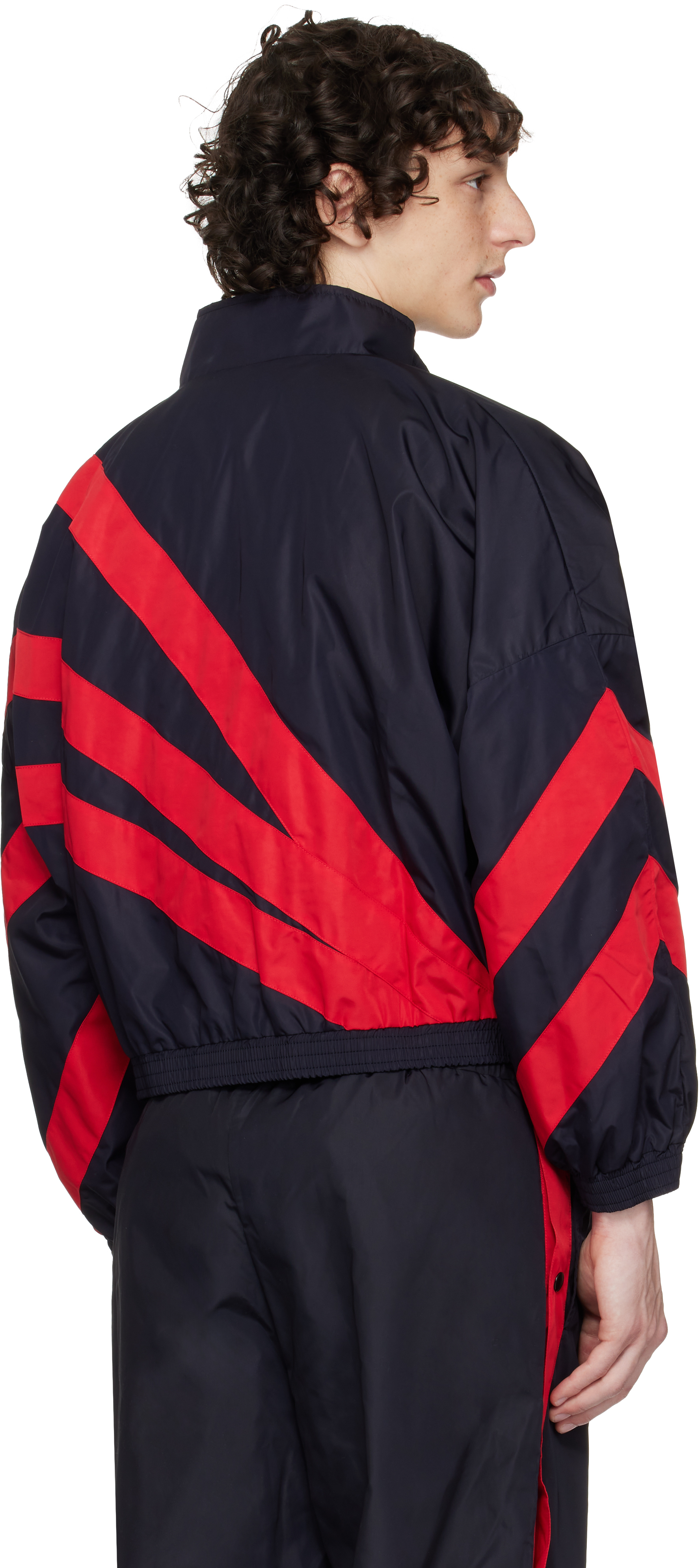 VAQUERA - Black & Red Windbreaker Jacket