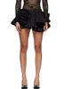 VAQUERA VAQUERA Black Bustle Miniskirt - 1