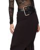VAQUERA VAQUERA Black Equestrian Leather Belt - 2