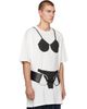 VAQUERA VAQUERA Black Fringe Leather Belt - 2