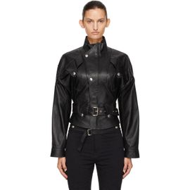 VAQUERA VAQUERA Black Fringe Leather Jacket