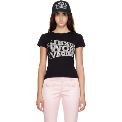 VAQUERA VAQUERA Black 'Jesus Wore Vaquera' Baby T-shirt