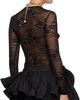 VAQUERA VAQUERA Black Lace Bullet Bra Bodysuit - 3