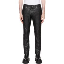 VAQUERA VAQUERA Black Leather Daddy Pants