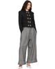 VAQUERA VAQUERA Black Melton Shrunken Blazer - 4