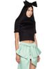 VAQUERA VAQUERA Black Neoprene Bow Top - 2