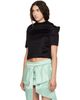 VAQUERA VAQUERA Black Neoprene Bow Top - 4