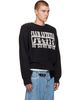 VAQUERA VAQUERA Black Shoulder Pad 'CLUB LVTETIA' Sweatshirt - 2