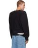 VAQUERA VAQUERA Black Shoulder Pad 'CLUB LVTETIA' Sweatshirt - 3