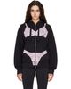 VAQUERA VAQUERA Black Trompe L'Oeil Hoodie - 1