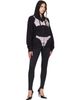 VAQUERA VAQUERA Black Trompe L'Oeil Hoodie - 4