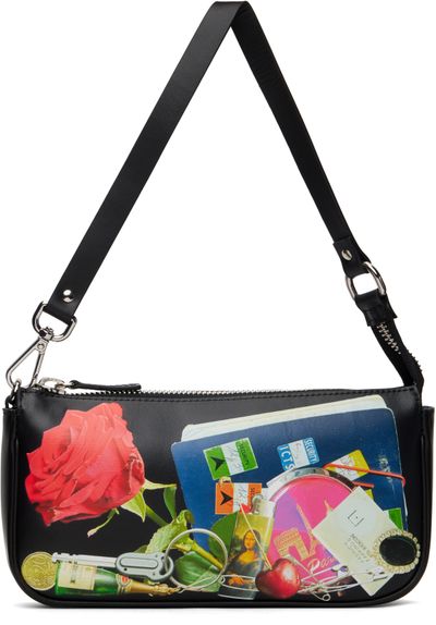 VAQUERA VAQUERA Black Trompe L'Oeil Pochette Bag