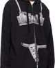 VAQUERA VAQUERA Black Trompe l'Oeil Zip Hoodie - 2