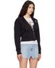 VAQUERA VAQUERA Black Twisted Zip Hoodie - 2