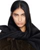 VAQUERA VAQUERA Black Woven Triangle Scarf - 1