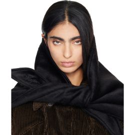 VAQUERA VAQUERA Black Woven Triangle Scarf