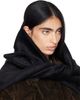 VAQUERA VAQUERA Black Woven Triangle Scarf - 2