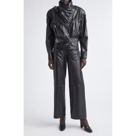 Vaquera Vaquera Bombshell Belted Leather Jacket