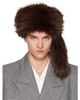 VAQUERA VAQUERA Brown 'Raccoon Tail' Hat - 1