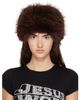 VAQUERA VAQUERA Brown 'Racoon Tail' Hat - 1